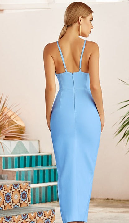 LM | Adyce Bodycon Bandage Dress Spaghetti Strap