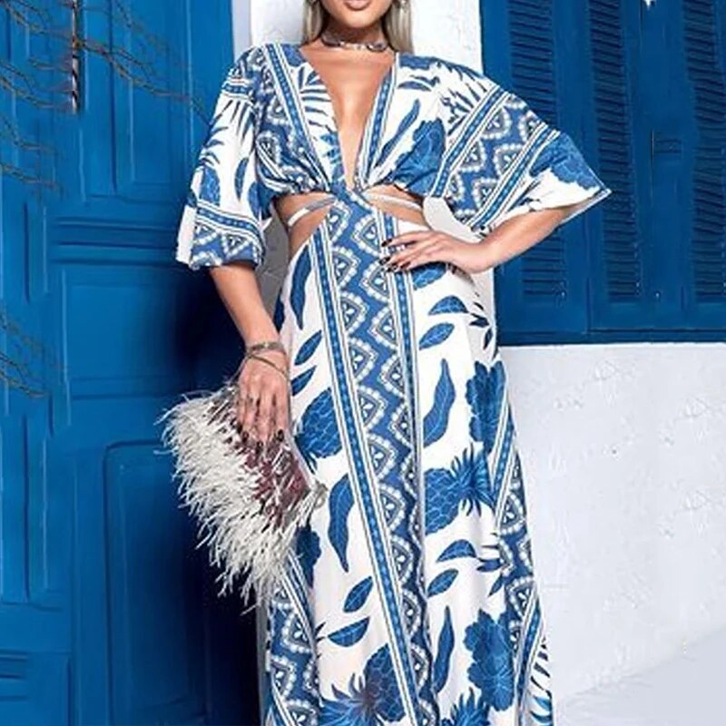 LM | Femke: open-waisted beach dress for women