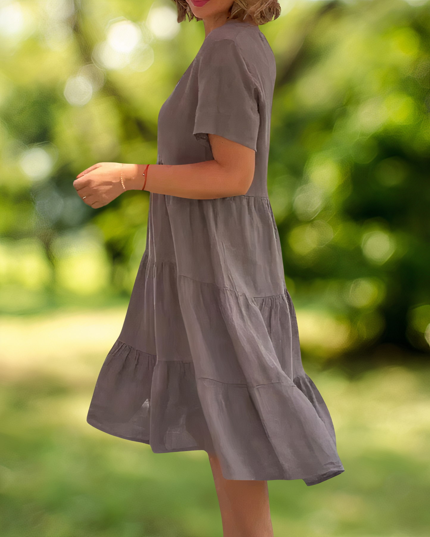 LM | cotton-linen dress