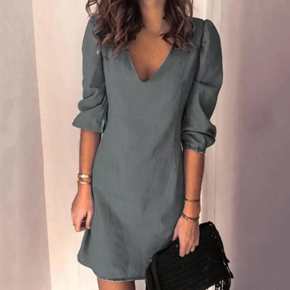 LM | Casual denim dress