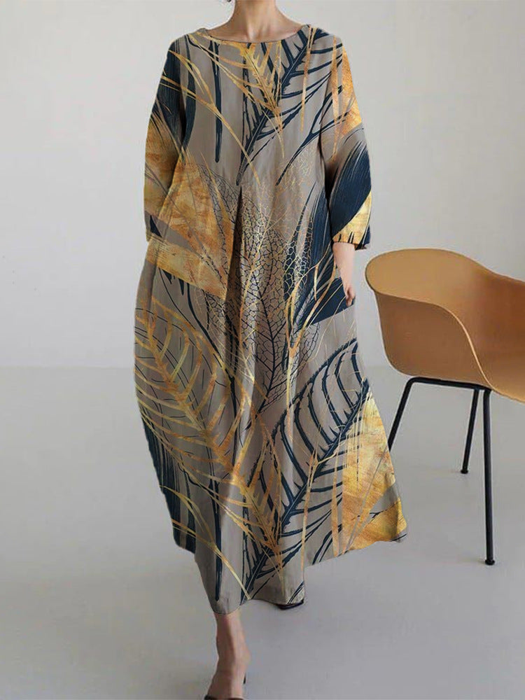 LM | Summer dress with print
