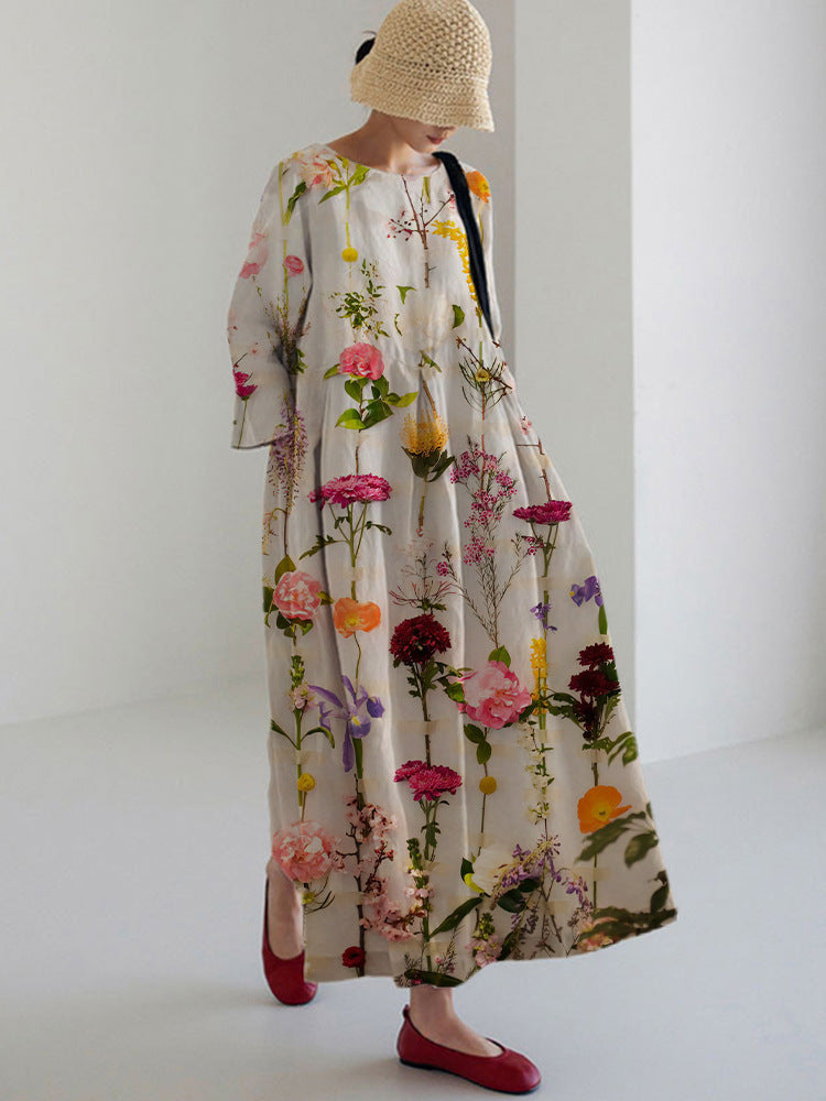 LM | Summer dress with print