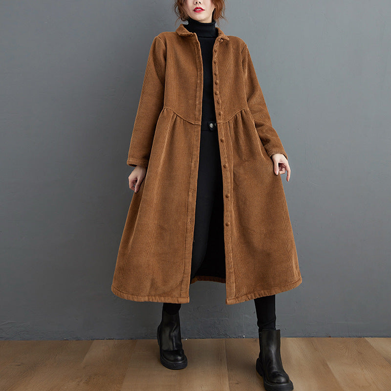 LM | Long-sleeved coat in a retro look