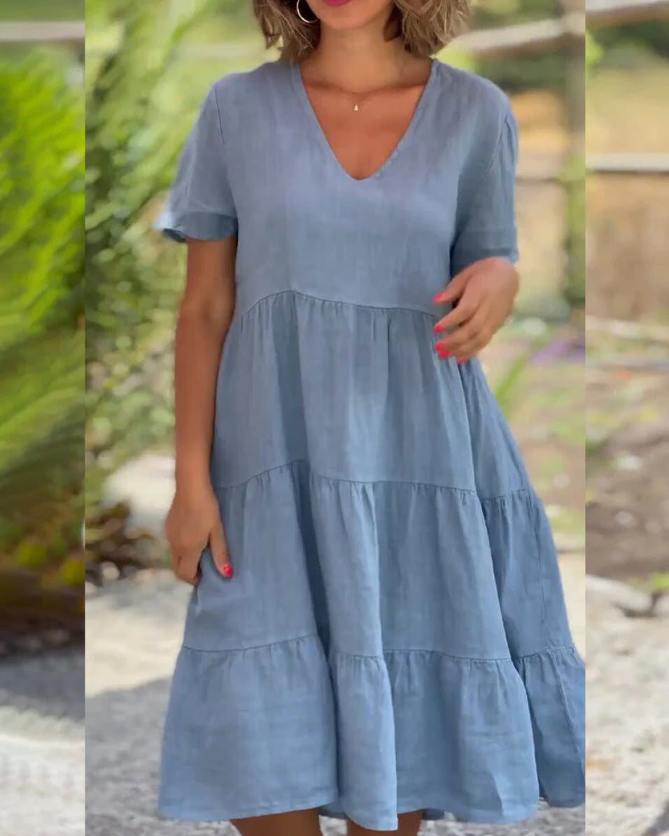 LM | ribbed elegant summer dress