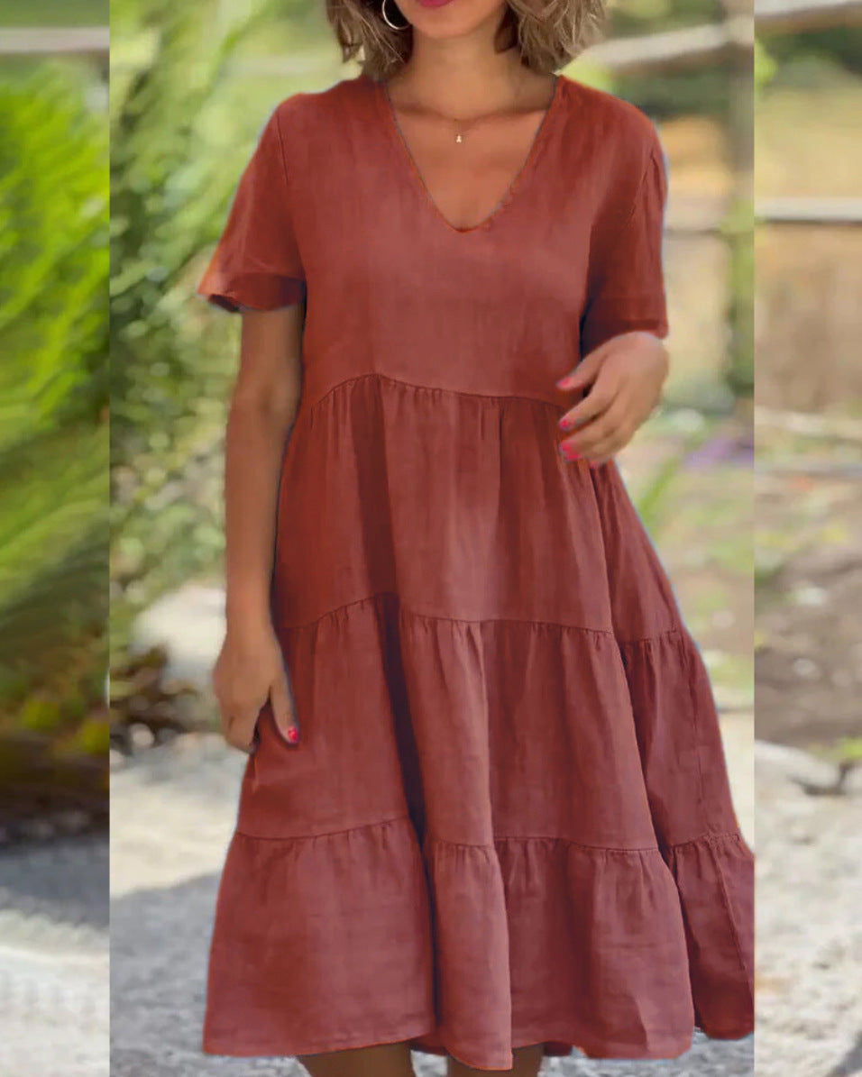 LM | ribbed elegant summer dress