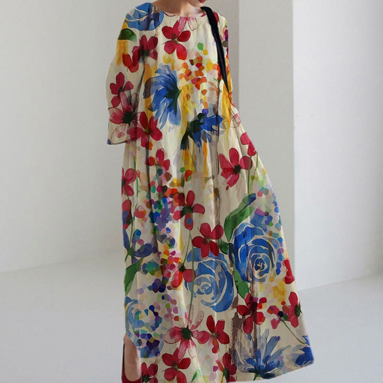 LM | Summer dress with print