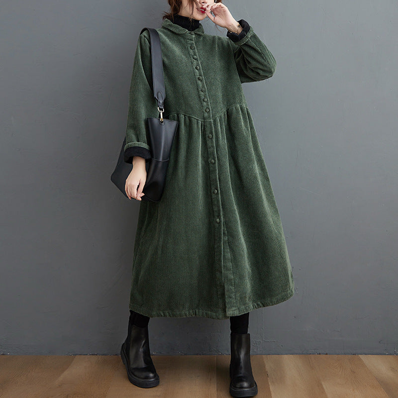 LM | Long-sleeved coat in a retro look