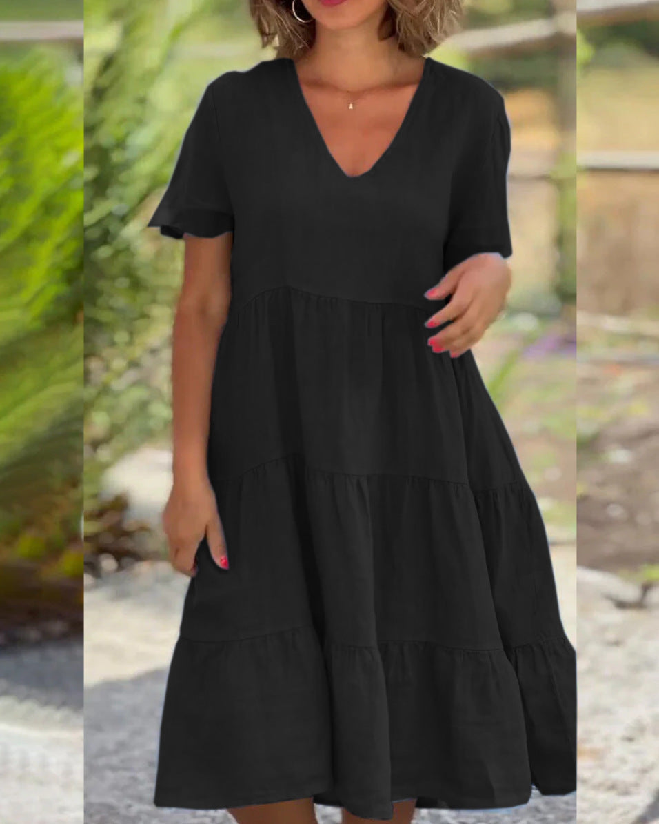 LM | ribbed elegant summer dress