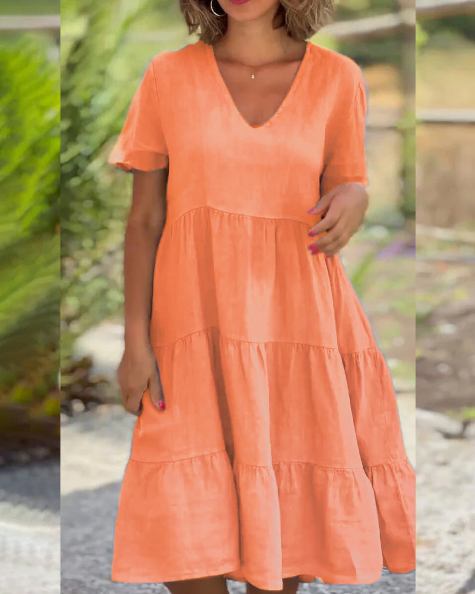 LM | ribbed elegant summer dress