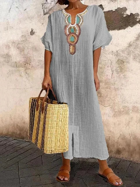 LM | Cotton and linen dress