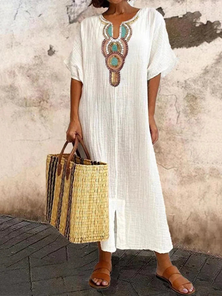 LM | Cotton and linen dress