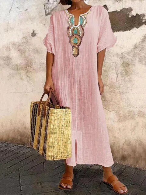 LM | Cotton and linen dress