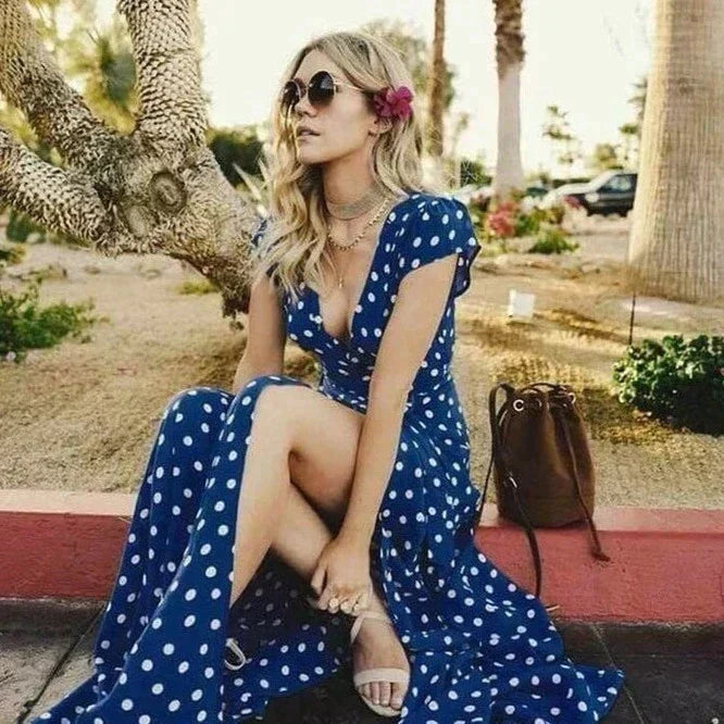 LM | Long dress with side slit