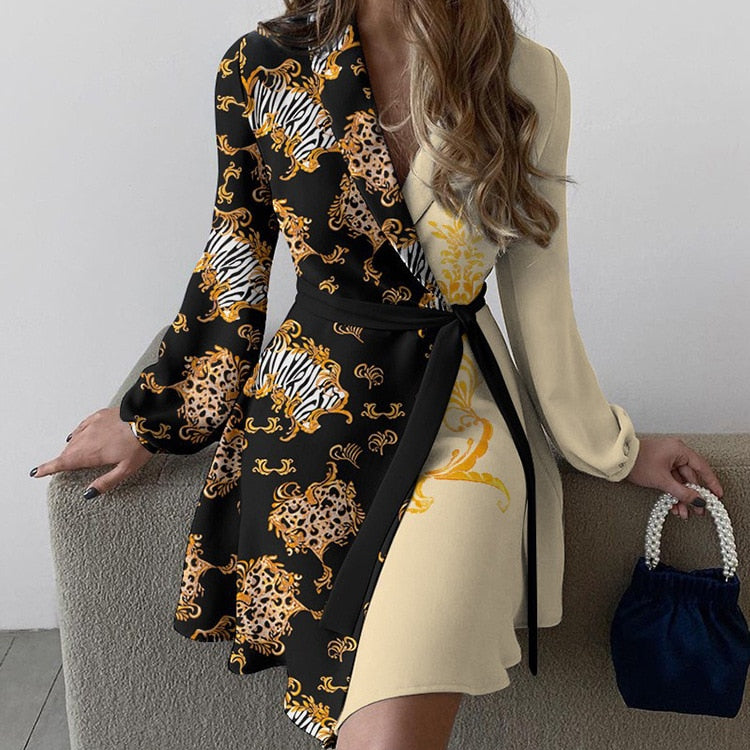 LM | Crossed dress with bow