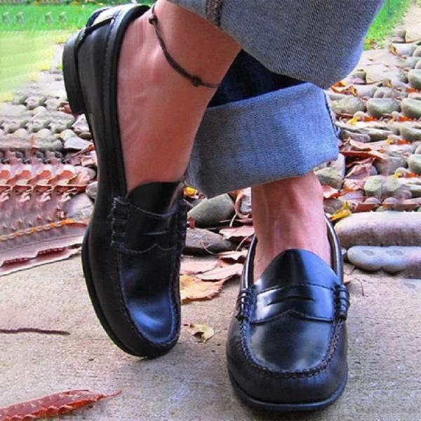 TS | Moccasins Casual Flats Oxfords Slip On Round Toe Loafers for women