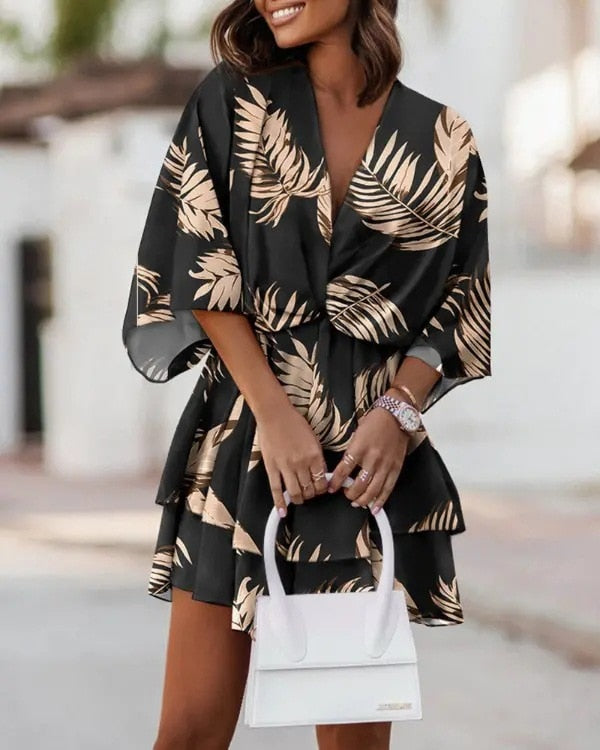 LM | Boho mini dress for women
