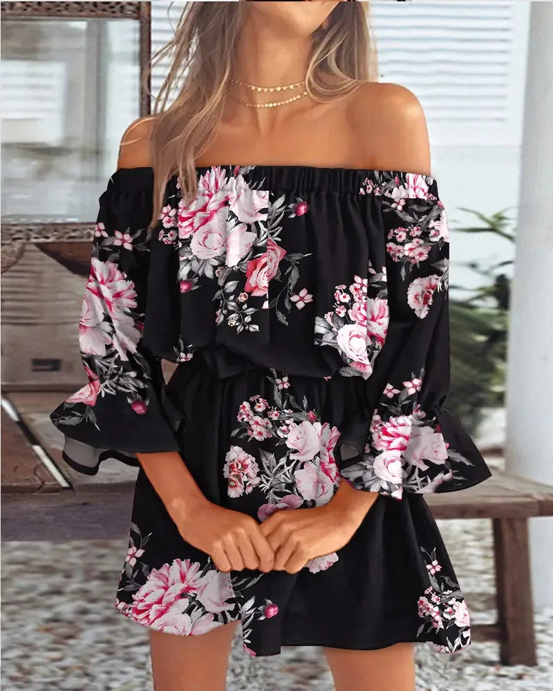 LM | Strapless mini dress