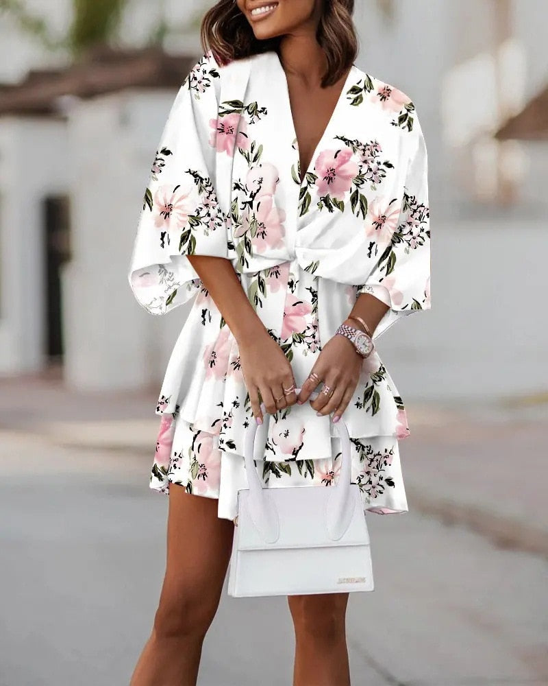 LM | Boho mini dress for women