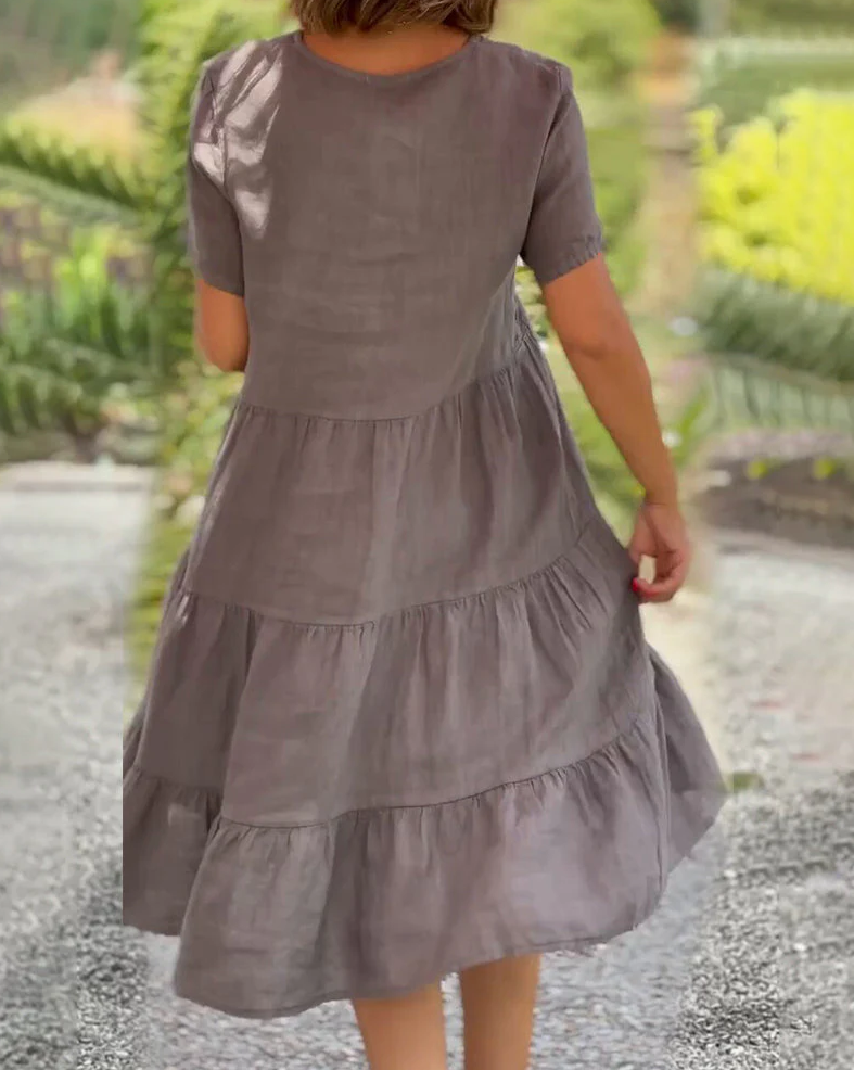 LM | ribbed elegant summer dress