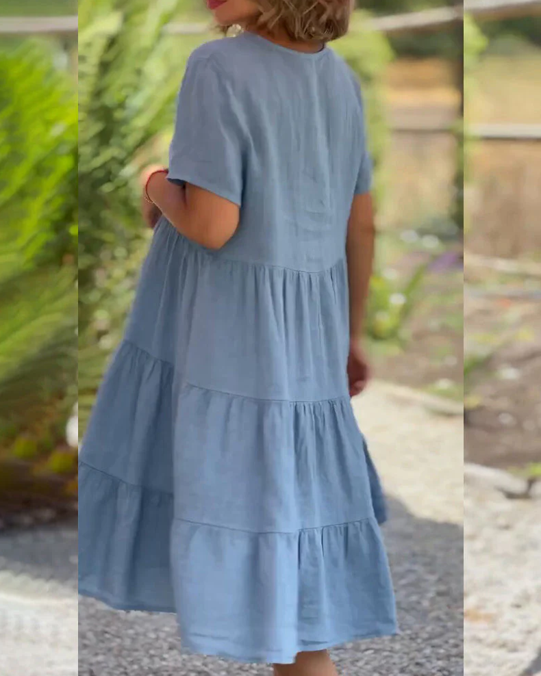 LM | ribbed elegant summer dress