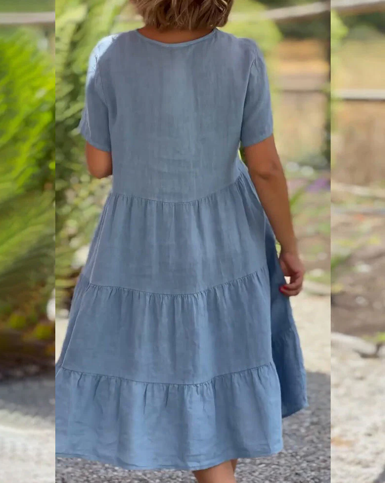 LM | ribbed elegant summer dress