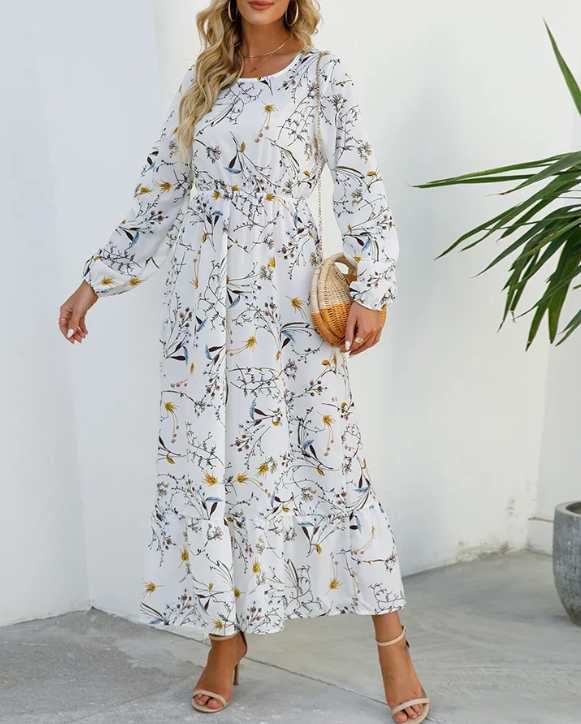LM | Bohème with floral pattern dress