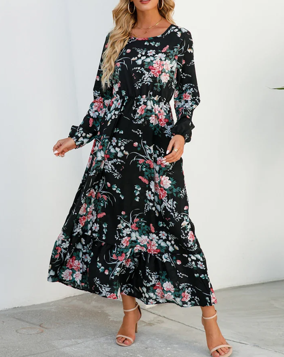 LM | Bohème with floral pattern dress