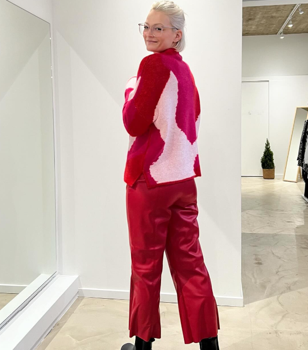 Rote Lederhose
