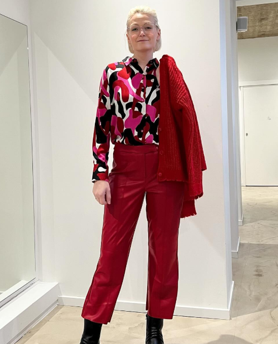 Rote Lederhose