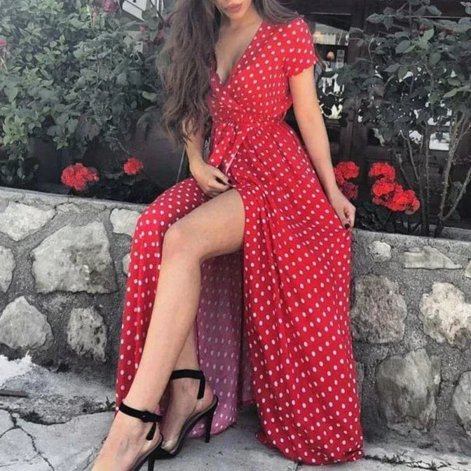 LM | Long dress with side slit