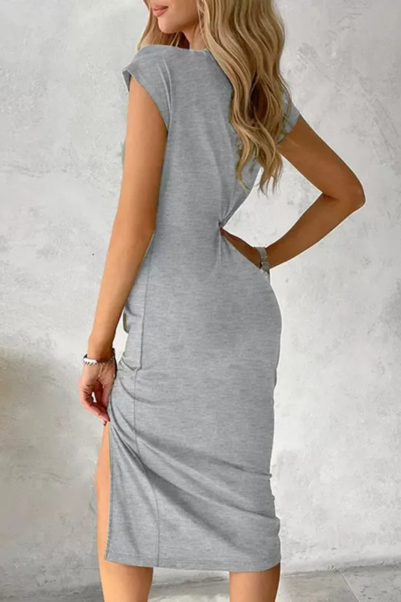 LM | Twist short sleeve dress