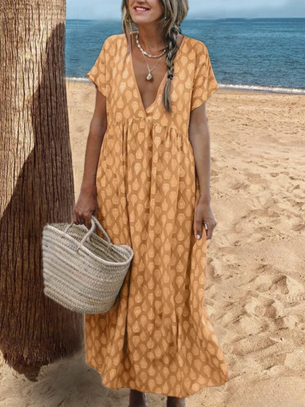 LM | Dress in floral fabric