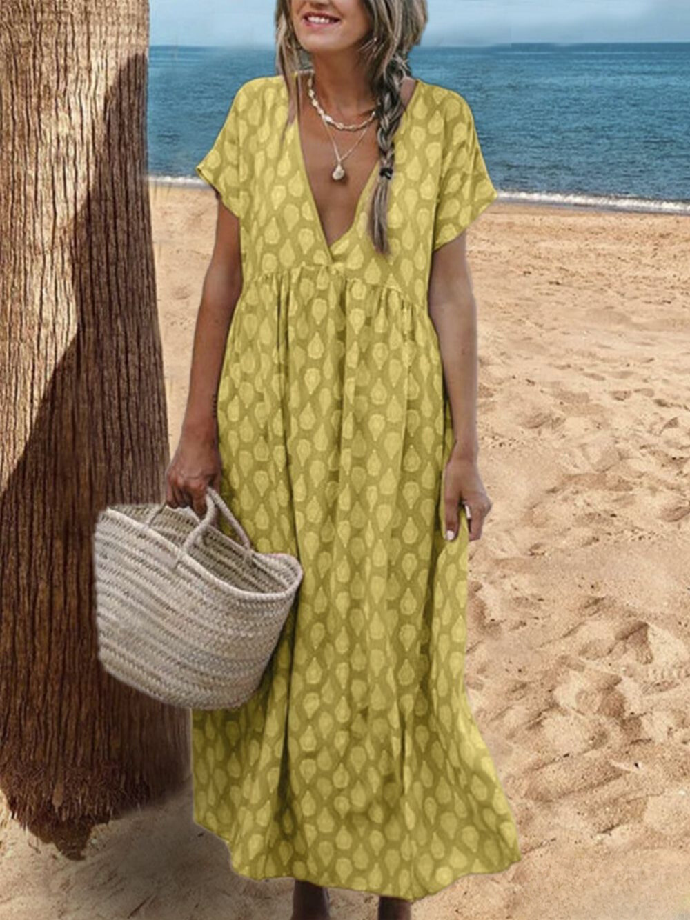 LM | Dress in floral fabric