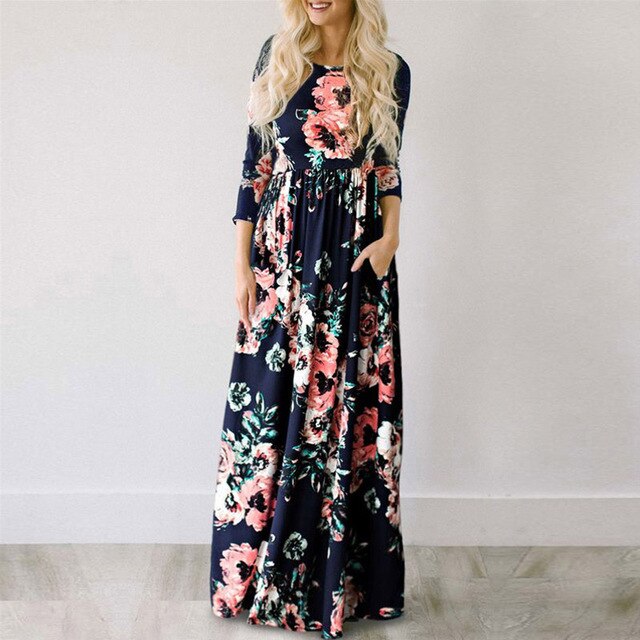 LM | Flowered dress for women