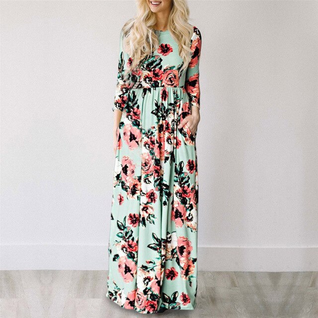 LM | Flowered dress for women