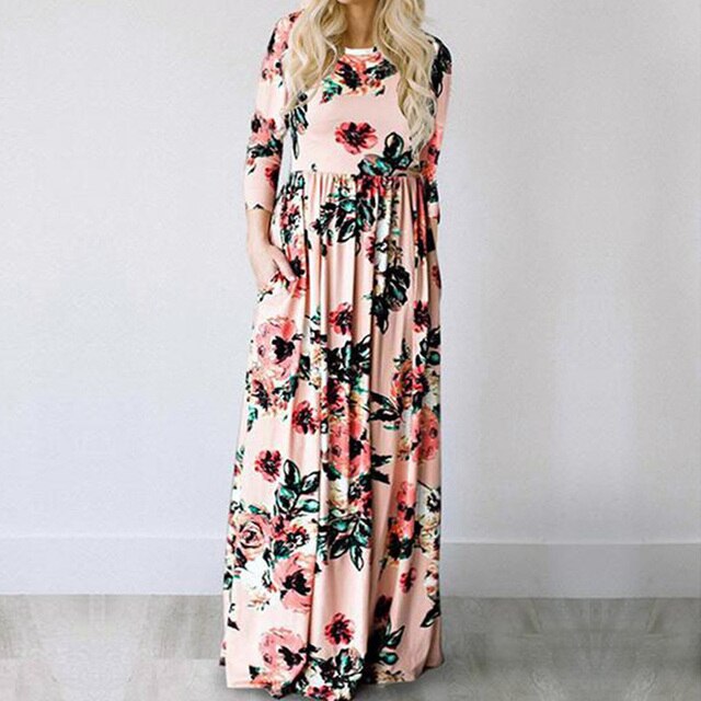 LM | Flowered dress for women