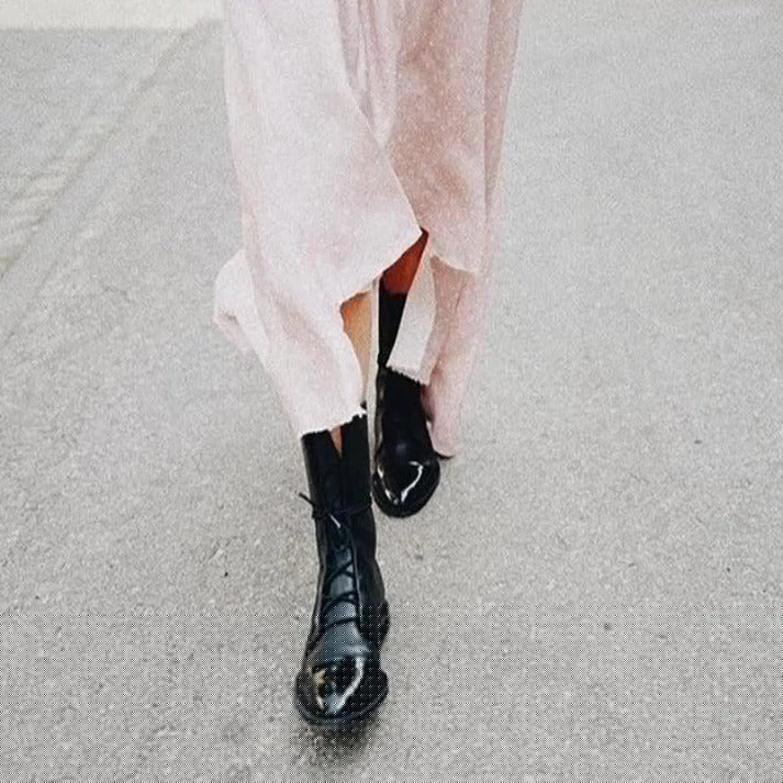 LM | Comfortable boots with pointed toe