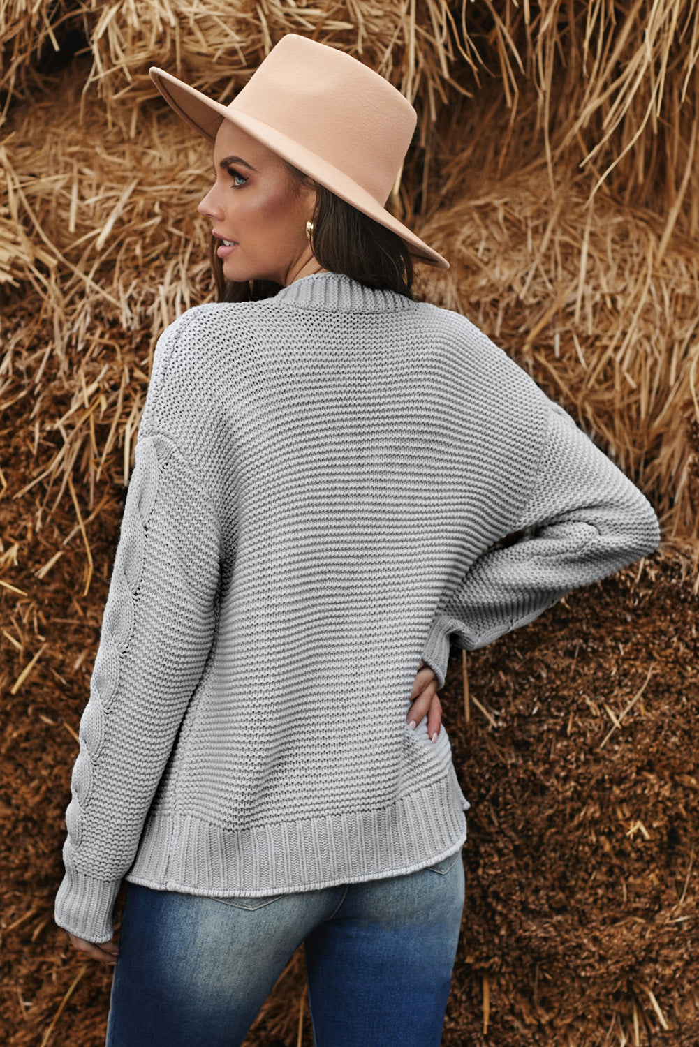 LM | Casual and fashionable winter cardigan
