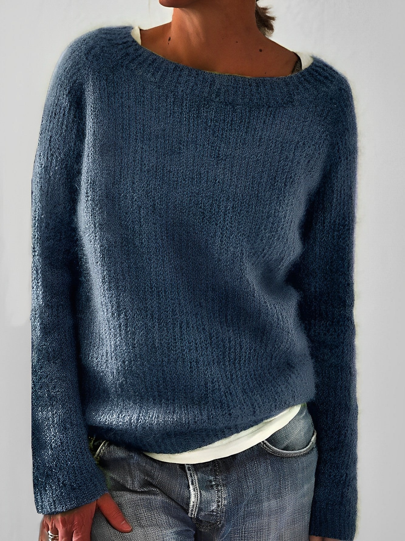 TS | Lightweight structured knit sweater