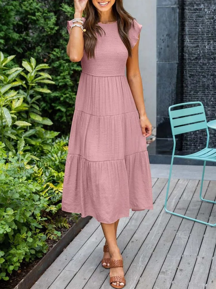 LM | Gathered summer dress