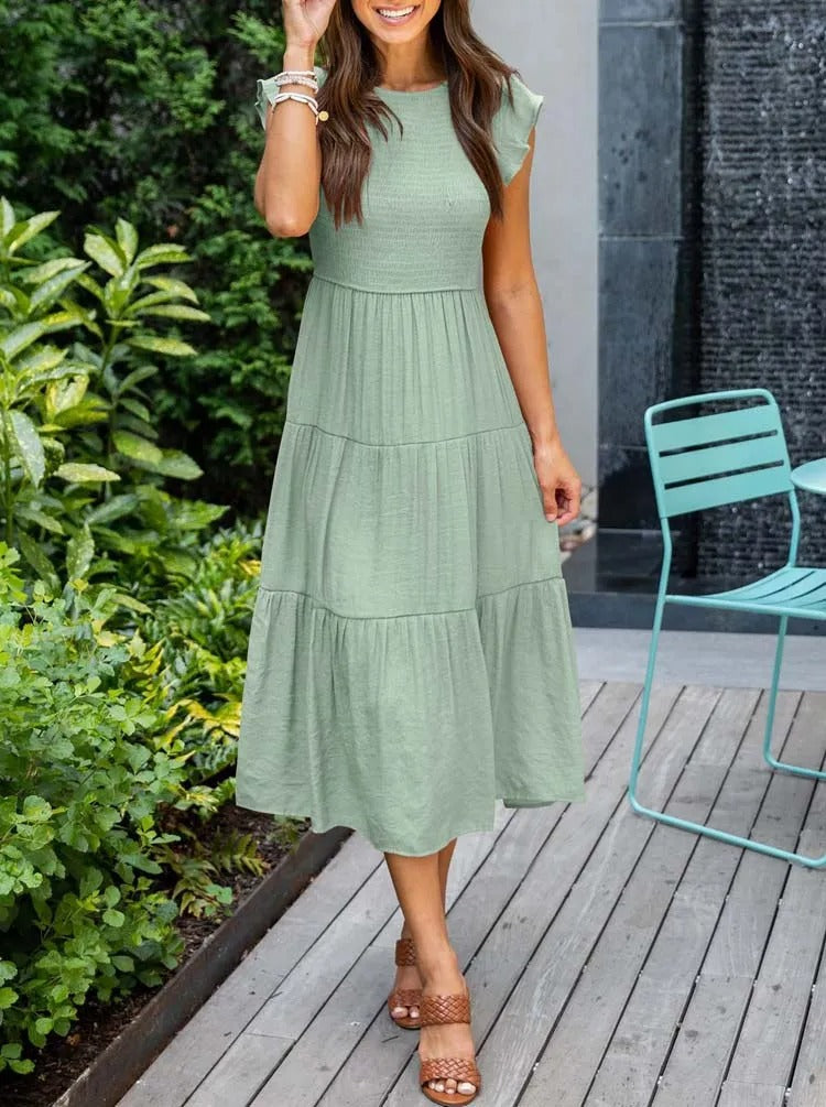LM | Gathered summer dress