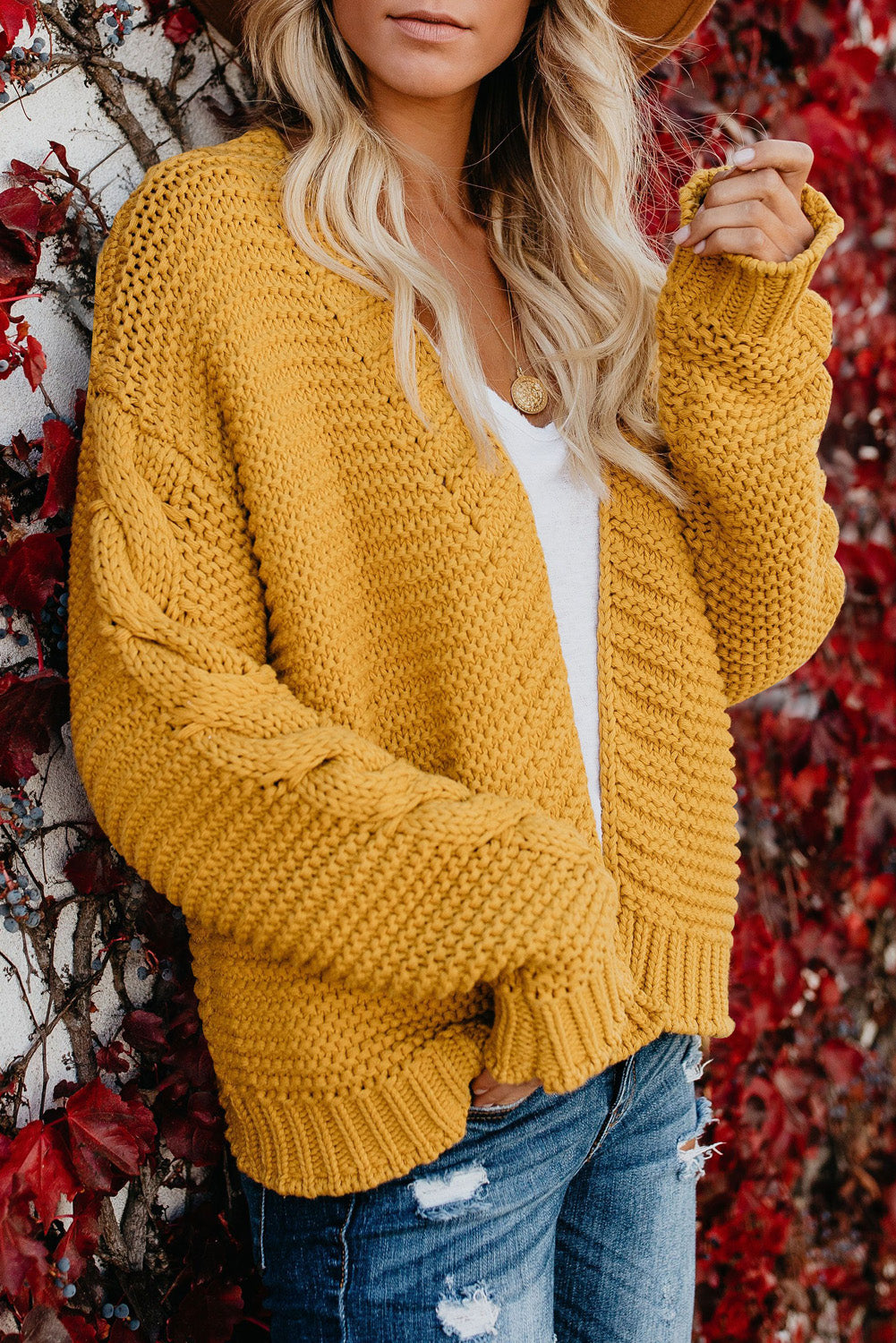 LM | Casual and fashionable winter cardigan