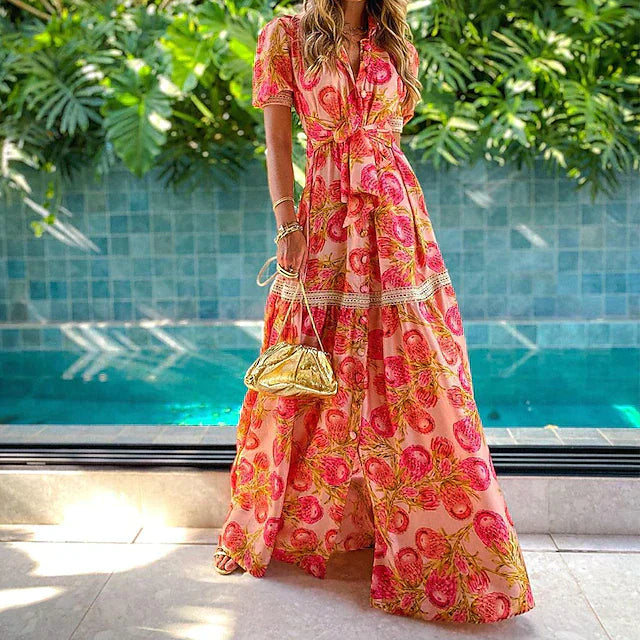 LM | Elegant floral dress