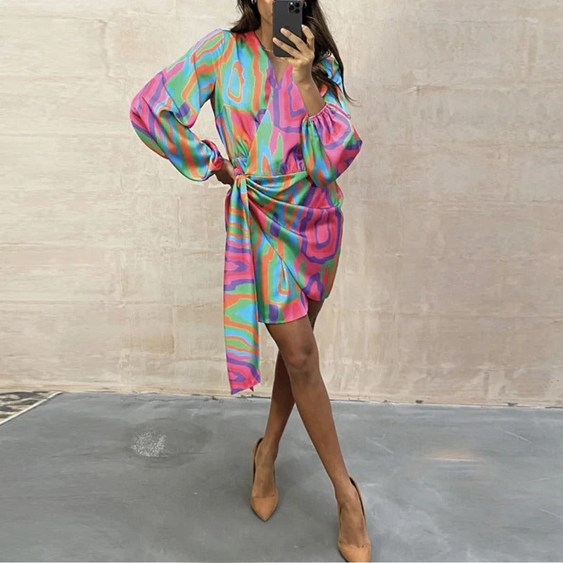 LM | Trendy printed dress