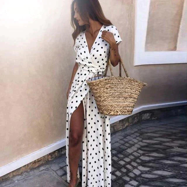 LM | Long dress with side slit
