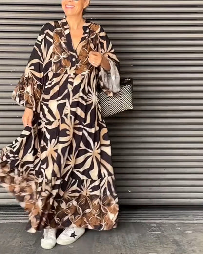 LM | Loose printed party dress