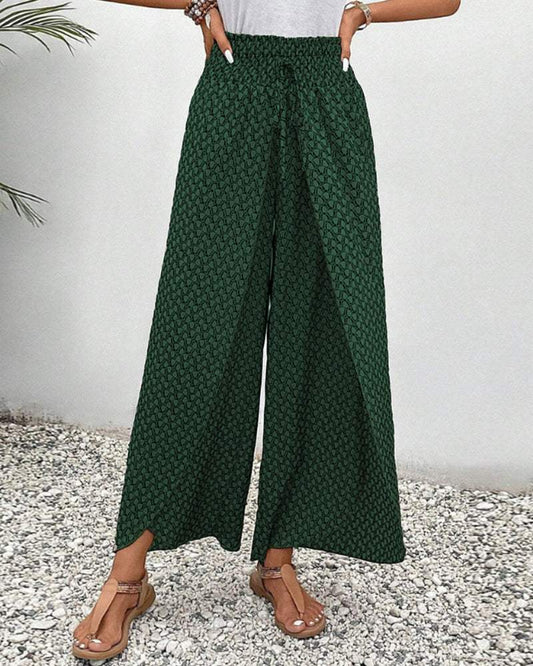 LM | Patterned summer pants for women