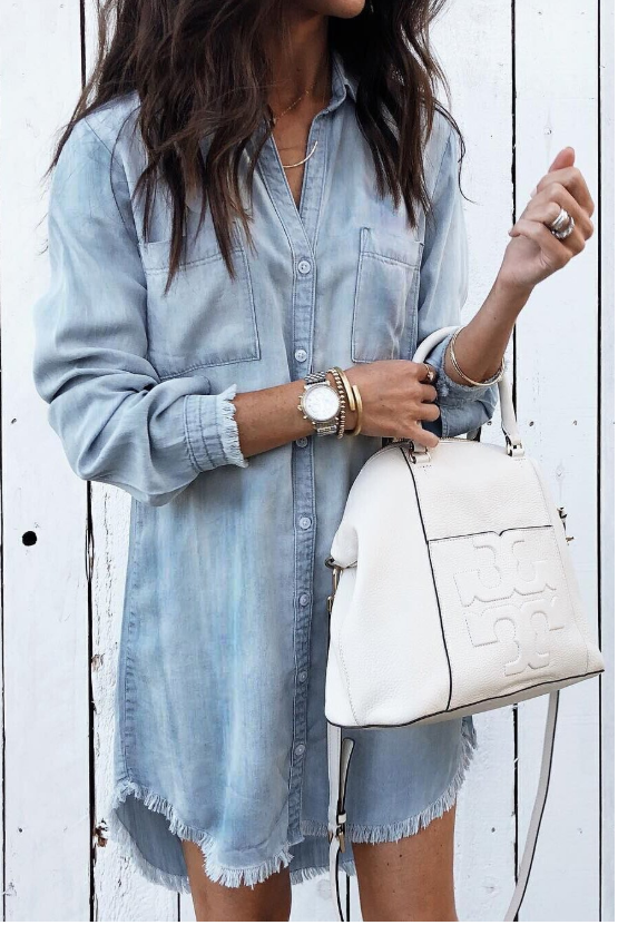 LM | Vintage denim dress