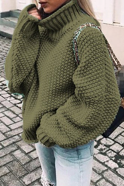 TS | Cozy oversized turtle-neck sweater
