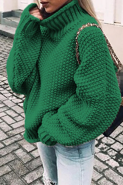 TS | Cozy oversized turtle-neck sweater